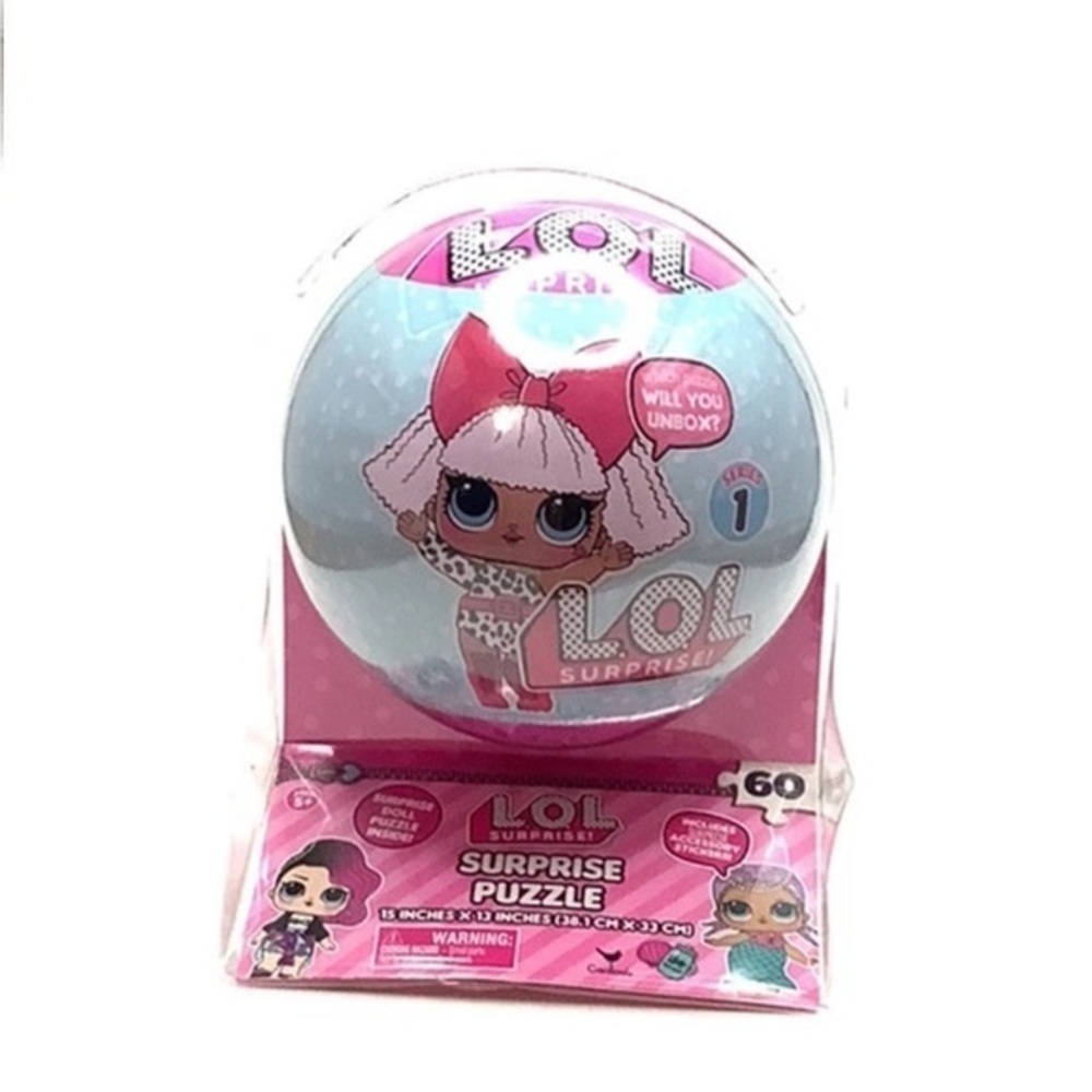 L.O.L. Surprise! Puzzle Ball - Pink and White